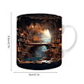 Miniatyrbillede 5 af 5: Bog Kaffe Kops Bogreol Kop 3D Bogreol Kop 3D Effekt Bøger Kopper Kreativ Keramisk Kaffe Kop Til Bogelskere Læsere Julegaver G