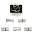 Miniatyrbild 1 av 5: 5 st Clapton Mesh Coils A1 0,15Ohm Ni80 Värmespole Tråd för W clapton mesh coil