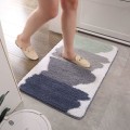 Miniatyrbilde 3 av 4: IC Fargerike kantmønstre for baderomstepper Myk Shaggy Dusjmatte i mikrofiber Maskinvaskbar Badmatte Sklisikker (Fargerik B, 24\"x35\")