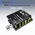 Miniatyrbillede 3 af 5: IC Bluetooth Forstærker Stereo Board 100wx2 Bluetooth Amp Forstærker