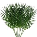 8 st Konstgjorda Areca Palmblad Stjälkar Gröna Tropisk Palm