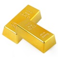 Miniatyrbillede 5 af 5: IC Guldbar Plast Guldpapirvægt Hjemindretning Bullion Bar Sim Guld 100g