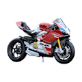 Pikkukuva 1 / 5: IC Ducati Panigale V4S moottoripyörä malli leluauto simulaatio metalli moottoripyörä koriste