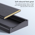 Miniatyrbillede 3 af 5: Hagibis Tastatur Håndledsstøttepude Blød Memory Foam Støtte Sort