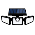 Miniatyrbild 1 av 5: IC Solskyddsljus, 3-huvud rörelseljus utomhus med justerbara 74LED Flood Motion Sensor Lights Spotlights