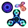 Miniatyrbild 2 av 4: IC Lysande LED Fidget Spinner - Transparent