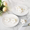 Miniatyrbillede 1 af 5: IC NOE Vit blomservettring bordsdekorationsservett