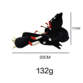 Miniatyrbillede 4 af 5: IC Poppy Playtime Plysch legetøj Huggy Wuggy Dukke sort sort CNMR sort