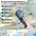 Miniatyrbild 3 av 5: IC CNE Bärbar Handhållen Fläkt, 4000mAh Skrivbordsfläkt, Blå