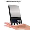 Miniatyrbild 1 av 4: IC 500/0,01g LCD-bakgrundsbelyst LCD-skärm med hög precision Digitalvåg 200g/0.01g