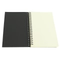 Miniatyrbillede 4 af 4: IC Retro Kraft Coil Sketch Skissbøger Blank Notebook Notebook Skoleartikler sort og hvid