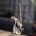 Miniatyrbillede 2 af 5: IC Mini Bronze Tiger Ornament Huxiao Shanhe Kreativ Statue Røgelse