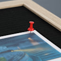 Miniatyrbild 3 av 5: IG 300 olika färgade trycknålar för korkbräda, färgglada tummar