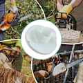 Pikkukuva 5 / 5: Käynnistyspyörä Husqvarna 135 140 435 435E 440 440II -sarjan moottorisahoihin, kestävä varaosa lisävarusteiden vetokäynnistimen pyörä, DEBUNS