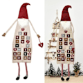 Miniatyrbillede 1 af 4: IC CNE Juladventskalender Væghængende Tomtefilt