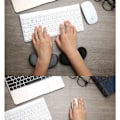 Miniatyrbillede 4 af 4: IC Sort Langsom Tilbagefjedrende Musmåtte, Memory Foam, Mekanisk Tastatur, Håndledsstøtte, Håndledsstøtte, Computer