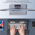 Miniatyrbillede 4 af 5: Hagibis Tastatur Håndledsstøttepude Blød Memory Foam Støtte Sort
