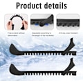 Miniatyrbild 3 av 7: Skridskor, 2-pack, hockeyskor, skridskor, skridskoskydd, justerbara konståkningsskydd, tillbehör Black white L