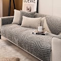 Miniatyrbillede 1 af 4: IC Enkelt, moderne og skridsikkert sofaovertræk til fire sæsoner universal Lysegrå 90*90cm