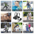 Pikkukuva 5 / 5: Ulkoilmaurheilun lasten skidivyö Anti-liukastuminen Anti-pudotus Turvavyö Hiihtoharjoitteluvyö Vaaleanpunainen