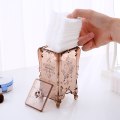 Miniatyrbild 5 av 5: Makeup Bomullsdyna Organizer Förvaringslåda Nail Art Wipe Cotton Ma Black