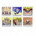 Miniatyrbillede 5 af 5: IC 1 Æske 8 Bit Fantasy Tarot Kort Dæk Spådom Divination Familie P