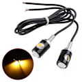 Miniatyrbillede 1 af 3: IC 1 par Universal Motorcykel LED Mini Eagle Eye Form Nummerpladelys Dekorative Lamper Baglygte