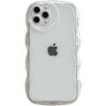 Pikkukuva 1 / 4: IC iPhone 13 Pro Max -kotelo 6,7\", söt läpinäkyvä Love-kotelo, Love-sydän kamerakehyksellä Aaltomainen reuna Läpinäkyvä Täysi