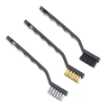 Miniatyrbillede 5 af 5: IC 3 stk Trådbørster Micro Rustfrit Stål Messing Rustfjerner Rengør P