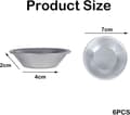 Miniatyrbilde 3 av 7: 6-dels - Kakeform - Eggetertform - Minipaiform - Eggetertformer - rustfritt - stål - paiform - med - non-stick - belegg - Bakeformer