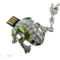 Miniatyrbild 1 av 3: Kristallgroda Nyckelring USB Flash Drive USB 2.0 Flash Drive Pen Drive Extern Lagring (64 Gb) IC