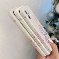 Miniatyrbilde 3 av 5: IC Søt smilende mønster kompatibel med iPhone 12 Pro etui, Silikon Slim Fit [Mykt anti-ripes mikrofiberfôr] Fleksibelt 6,1 tommer (beige)