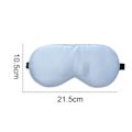 Pikkukuva 2 / 5: IC Silk Sleep Eye Mask för män kvinnor, Bekväm mjuk ögonmask ljusblå