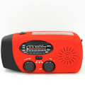 Miniatyrbild 3 av 5: Vevradio med solceller, FM-radio, Dynamo Radio, Batteridriven