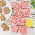 Pikkukuva 2 / 5: IC 8st Super Mario Cookie Form Set Biscuit ters Baking Press Stam