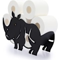 Pikkukuva 4 / 5: WC-paperitelineenpidin Metallipaperitelineenpidin Rhino-muotoinen paperitelineenpidin