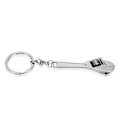 Miniatyrbillede 1 af 3: Mini zinklegeringsnøgle nøglering Justerbar skruenøgle nøglering metal nøglering IC