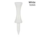 Golf Tees Golfer Ball Tees Holder HVIT 51MM hvit white 51mm