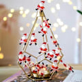 Miniatyrbild 2 av 3: IC 2m Julgransbelysning String Tomte Cane Snögubbe Chr