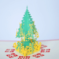 Pikkukuva 1 / 5: Joulukortti 5 kpl, 3D-tervehdys