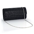 Miniatyrbillede 1 af 5: IC Aften Clutch Taske, Kuvert Clutch Taske Aftonväska til Kvinder, Glimtende Aften Håndtaske sort
