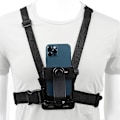 Miniatyrbillede 1 af 5: Mobiltelefon Brystmonteringssele Holder Mobiltelefon Klips Action Kamera POV Til Samsung Iphone Plus