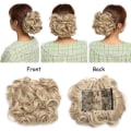 Miniatyrbillede 4 af 5: Comb Clip In Curly Hair Extension Chignon Hair 1 1
