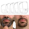 Miniatyrbild 5 av 5: 5 ST. Rakmall Shaper Män Goatee Style Design Skägg Must Transparent
