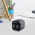 Miniatyrbillede 3 af 5: Pomodoro Timer Skrivebordskube Med Forudindstillede 5 10 30 60 Minutters Tilstande, Vibration Og Justerbar Lydstyrke Til Arbejde Studie, Sort