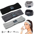 Miniatyrbillede 4 af 5: IC Sovehovedtelefoner - Bluetooth Pandebånd Hovedtelefoner & Mikrofon Sort