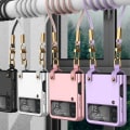 Miniatyrbild 3 av 4: IC Samsung Galaxy Z Flip4 fodral Avtagbar snodd - Svart