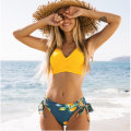 Miniatyrbilde 1 av 5: IC NOE Kvinners Bikini Badedrakt Front Cross Lace Up
