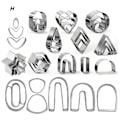 Miniatyrbilde 5 av 7: DIY leire øredobber smykker øredobber laging farget leire tilbehør med oppbevaringspose og bakside i papp 27-piece set A