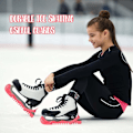 Miniatyrbild 6 av 7: Skridskor, 2-pack, hockeyskor, skridskor, skridskoskydd, justerbara konståkningsskydd, tillbehör Bluish red S
